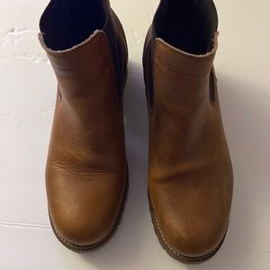 Leather Chelsea Ankle Boots - Brown